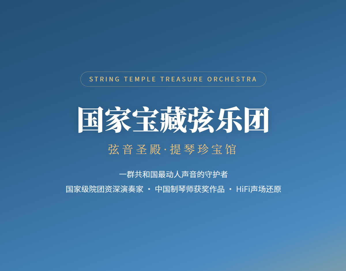 国家宝藏弦乐团简介