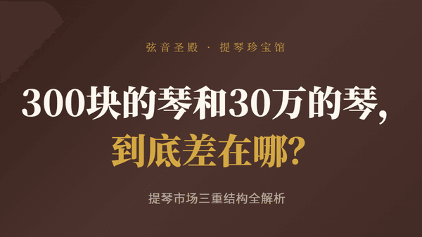 300块的琴和30万的琴， 到底差在哪？