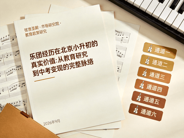 乐团经历在北京小升初的真实价值： 从政策取消到中考变现的完整脉络
