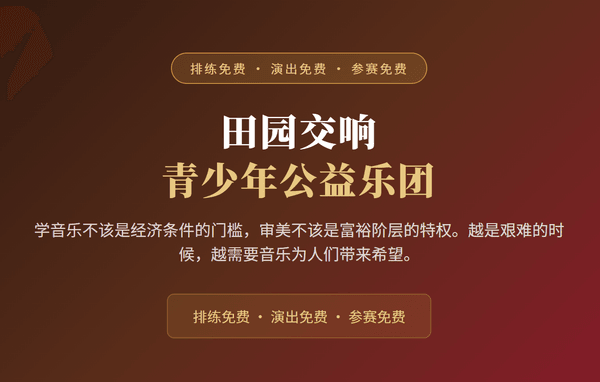 田园交响青少年公益乐团简介