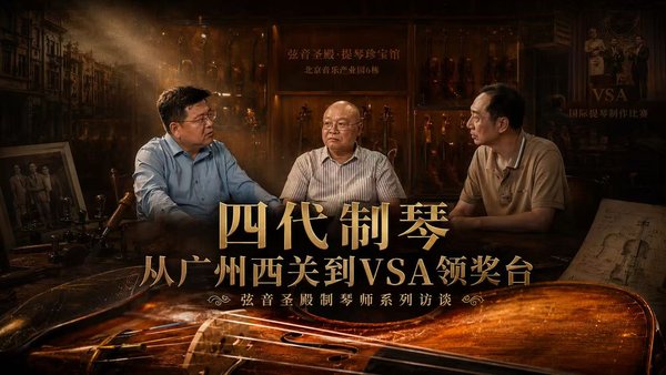 弦音圣殿·提琴珍宝馆首期访谈，本期访谈到访的是四代制琴世家梁志凌老师父子